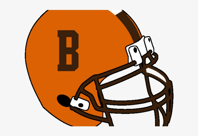 Helmet Clipart Cleveland Browns - Browns Helmet No Background, transparent png download