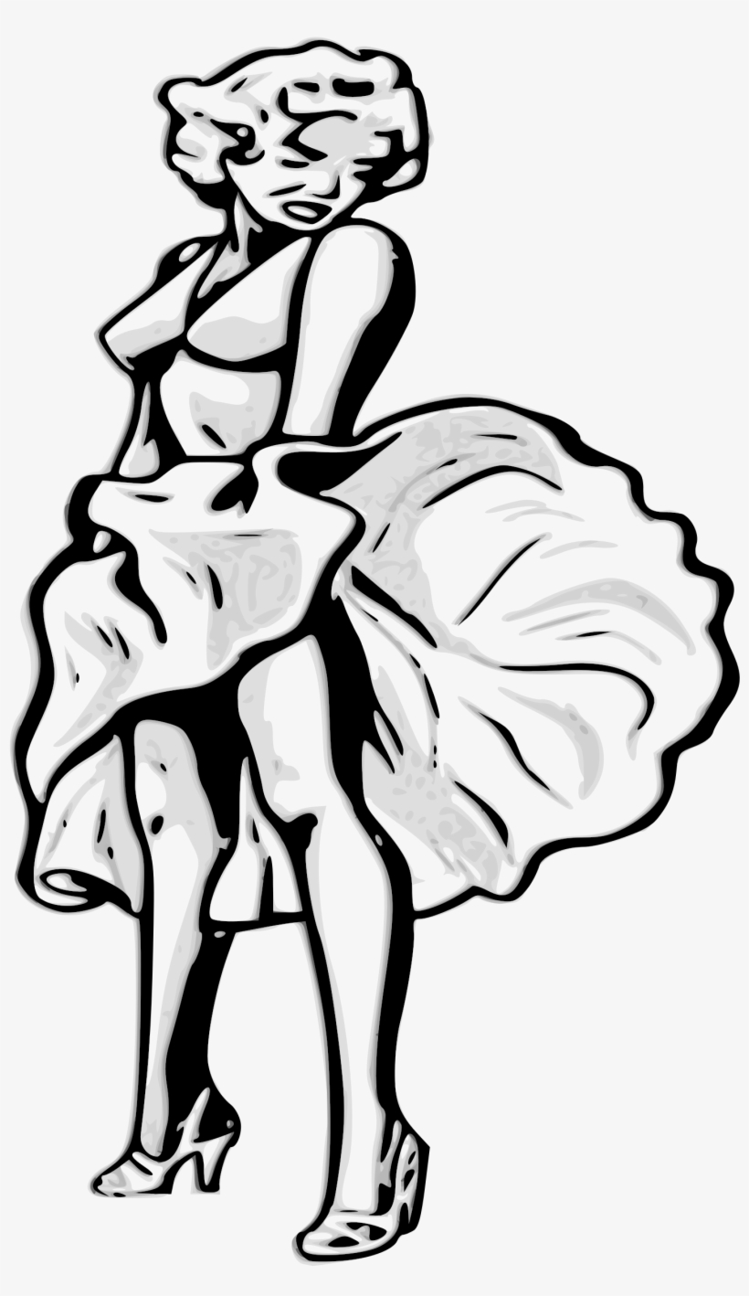 This Free Icons Png Design Of Classic Marylin Monroe, transparent png download