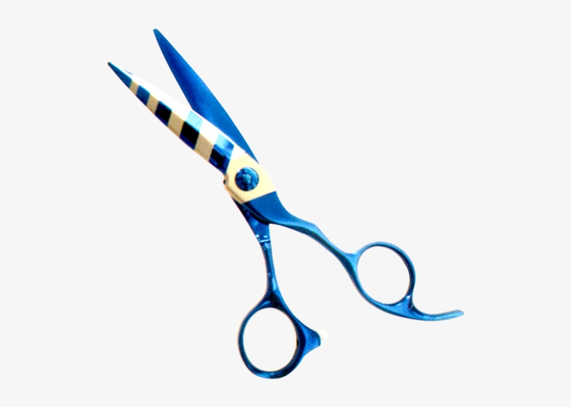 Plastic Handle Thinning Scissor - Scissors, transparent png download