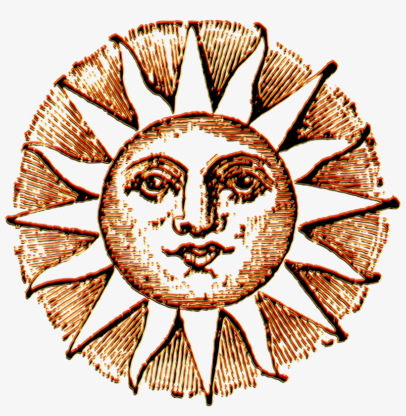 This Free Icons Png Design Of Vintage Sun 05, transparent png download