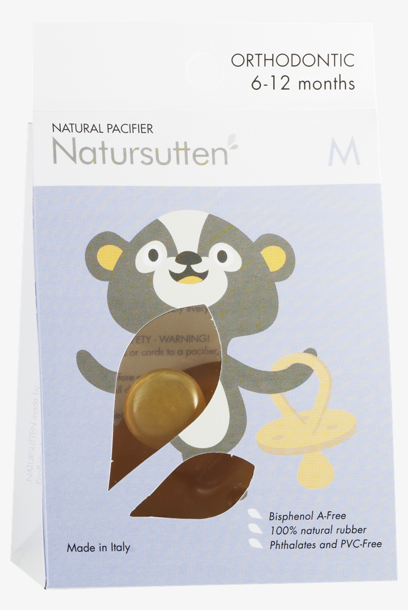 Natursutten Rubber Pacifier Original Ortho - Chupete S Anatomisk Natursutten, transparent png download