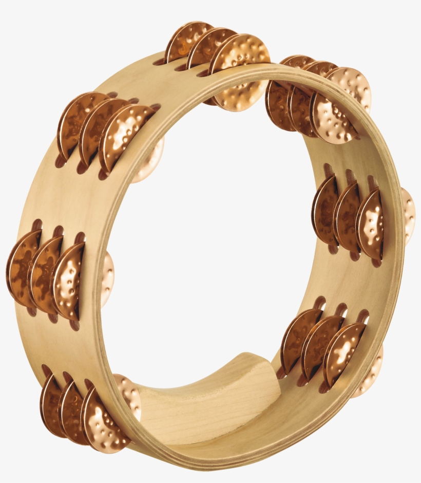 Artisan Edition Compact Tambourine, Hammered Bronze - Meinl Artisan Compact Maple Tambourine, transparent png download
