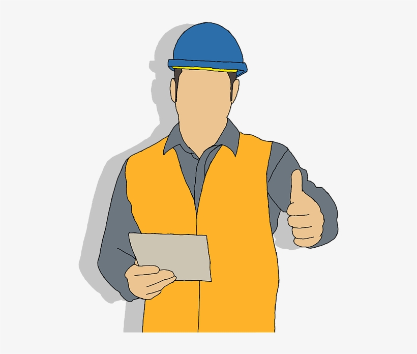 Industrial Worker Clipart Architecture Construction - Ouvrier Chantier Png, transparent png download