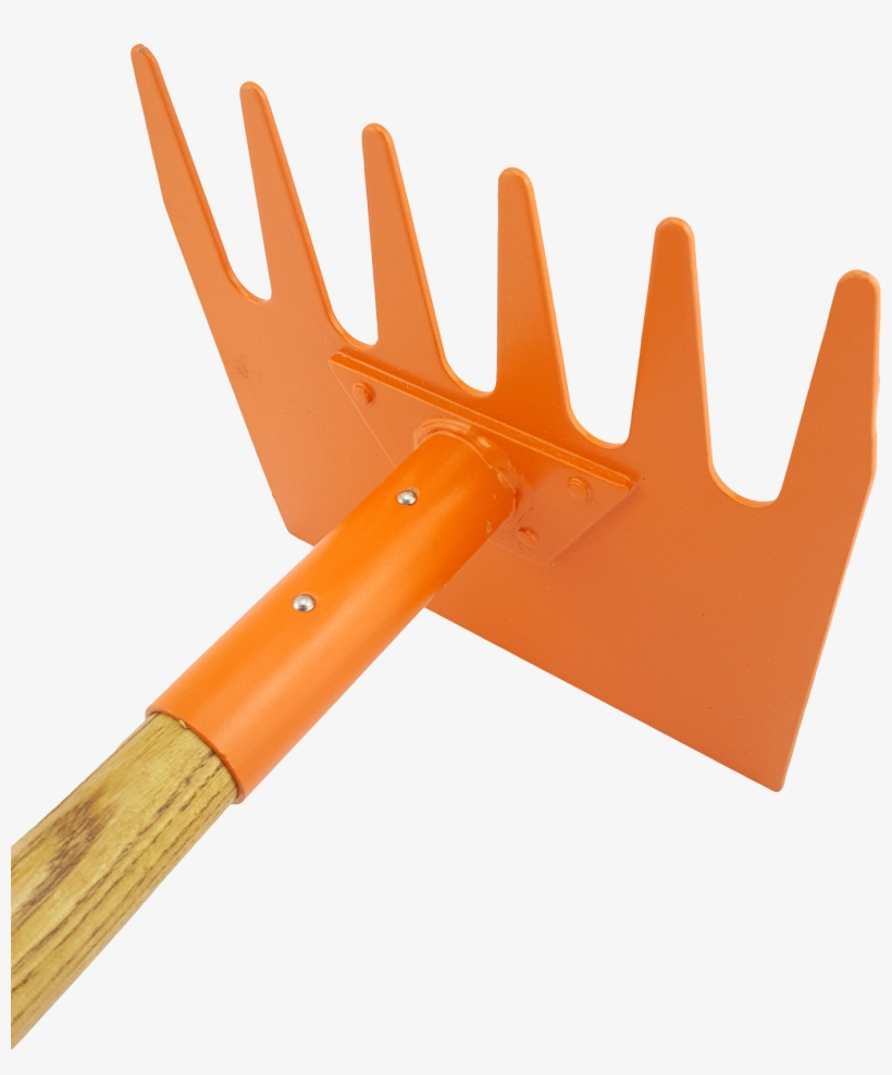 Fire Rake - Wooden Handle - Wood, transparent png download