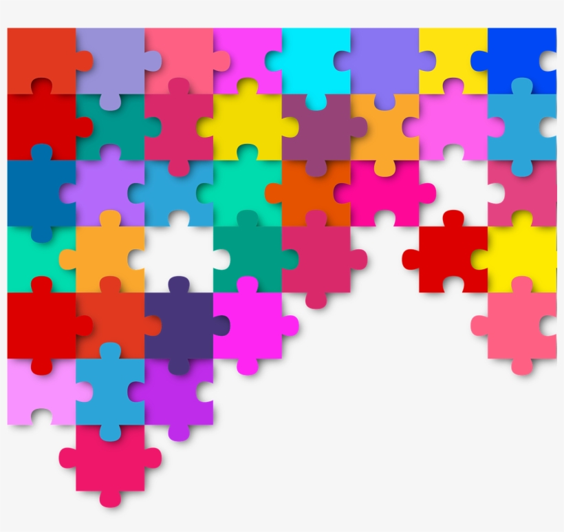 Puzzle, Colorful, Color, Pieces Of The Puzzle, transparent png download