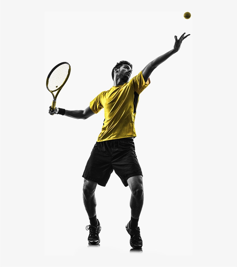 1508v01 Match Tuff Testimonials Man Playing Tennis - Ganar El Combate Mental Del Tenis, transparent png download