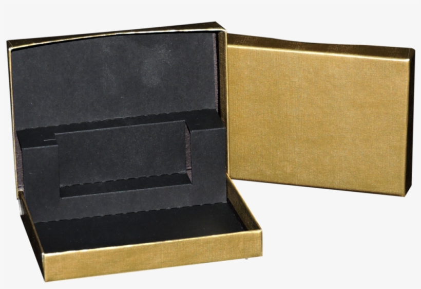 Tuxedo Gold Gift Card Boxes - Wood, transparent png download