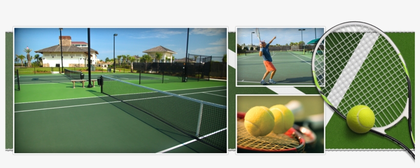 Lighted Tennis And Basketball Courts At Compass Pointe, - Soft Tennis, transparent png download