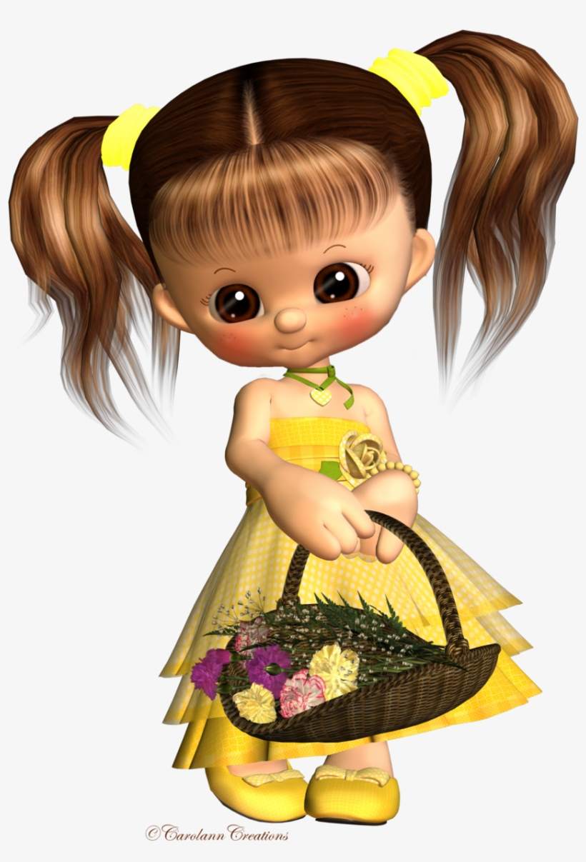 Girl With Flower Png, transparent png download