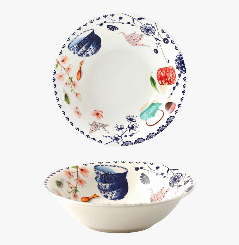 4 Cereal Bowls - Porcelain, transparent png download