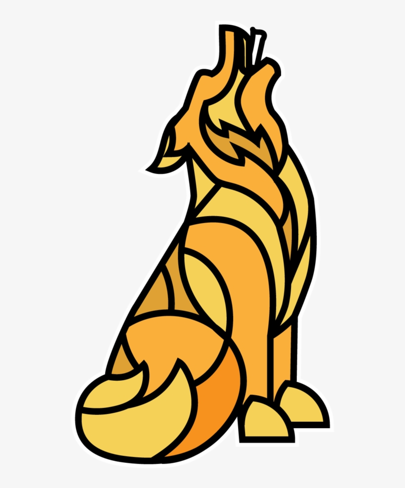 Howling Wolf - Illustration, transparent png download