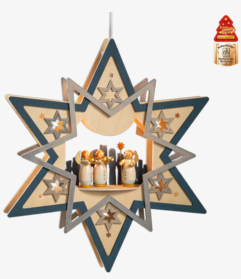 Illuminated Hanging Star "angelic Melodies\ - Christmas Tree, transparent png download