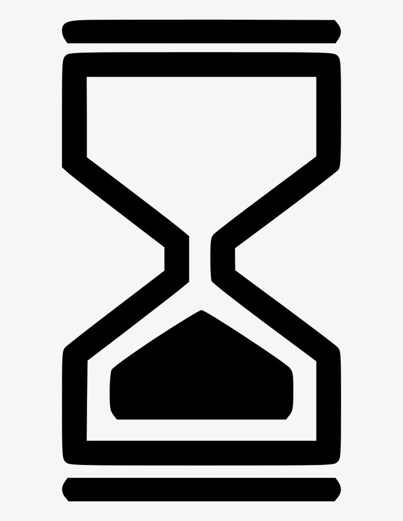 Picture Black And White Hourglass Clipart Computer, transparent png download