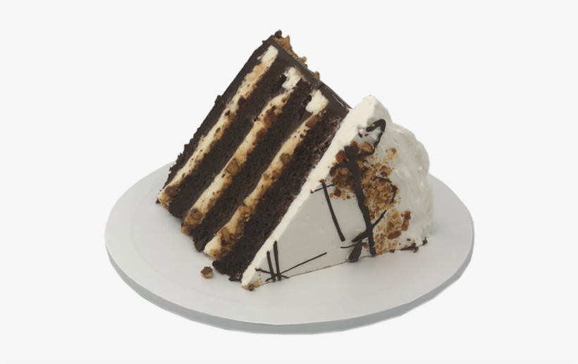 Almond Roca Slice - Chocolate Cake, transparent png download