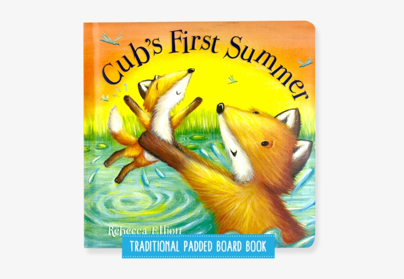 Little Hippo Cub's First Summer Padded Board Children's - Cubs First Summer, transparent png download