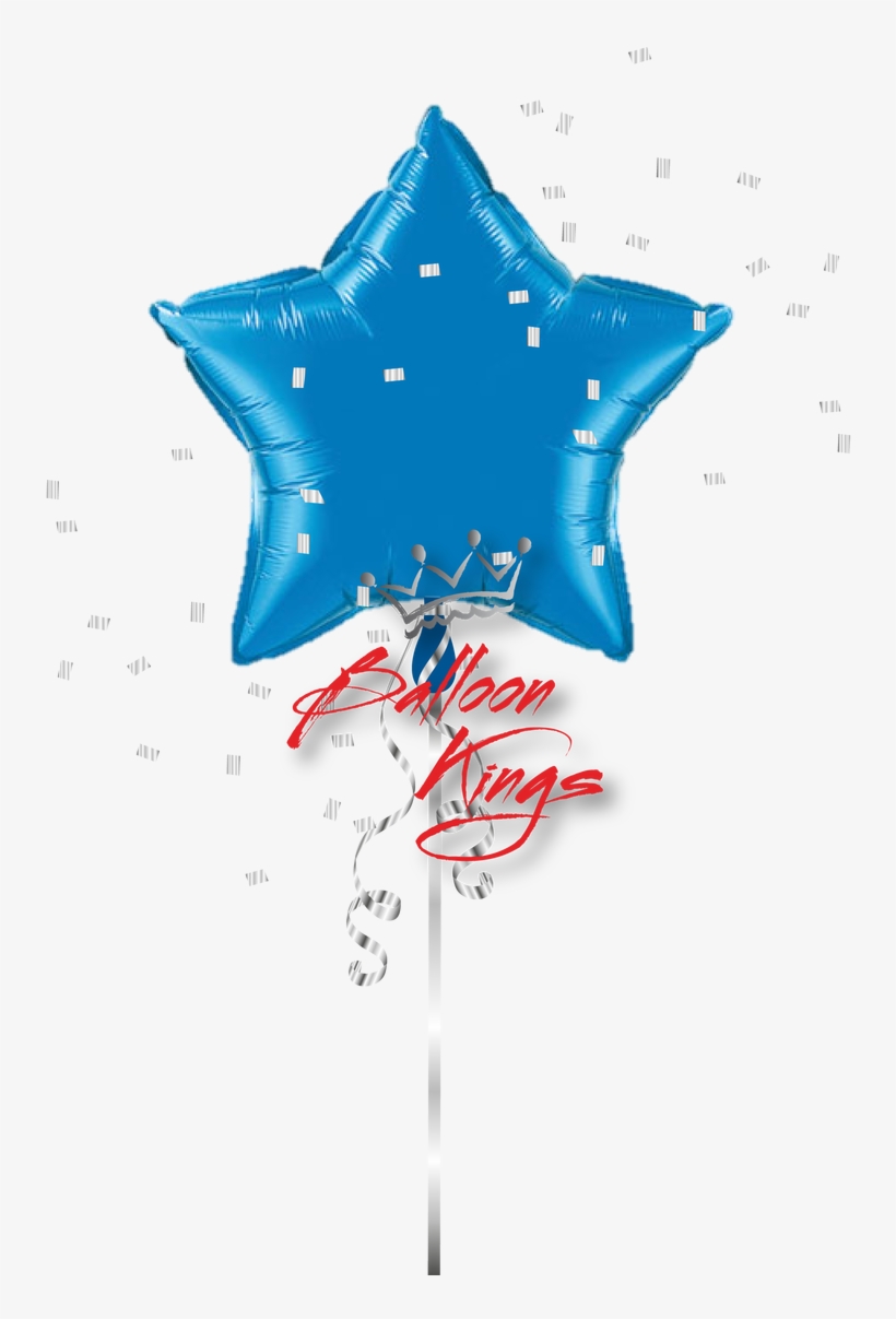 Sapphire Blue Star - Balloon, transparent png download