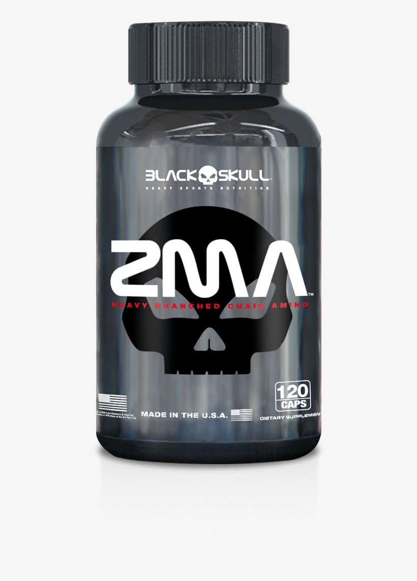 Zma 120 Caps Black Skull, transparent png download