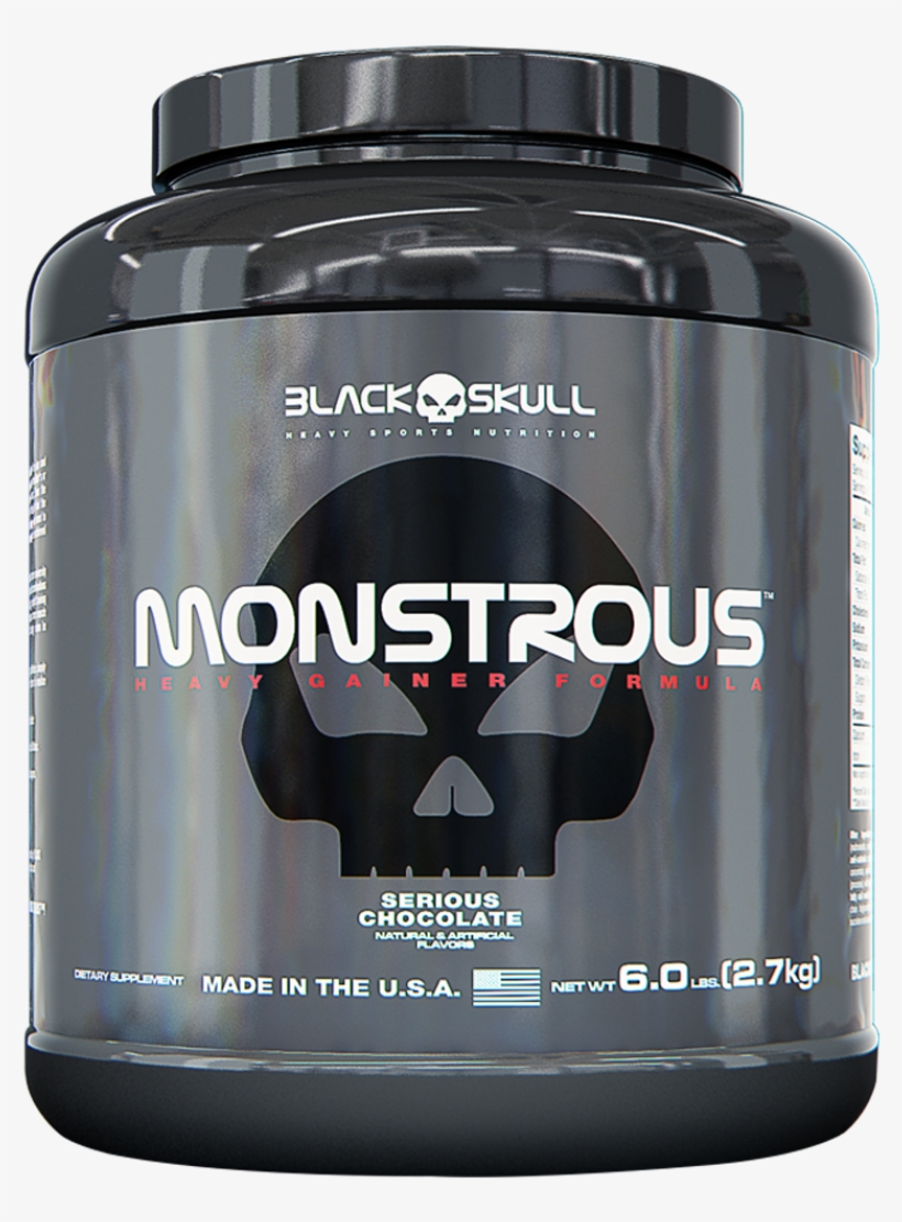 Whey Zero Black Skull, transparent png download