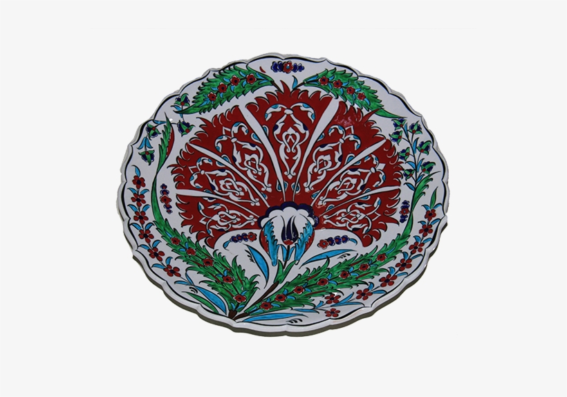 Carnation Designed Plate - Circle, transparent png download