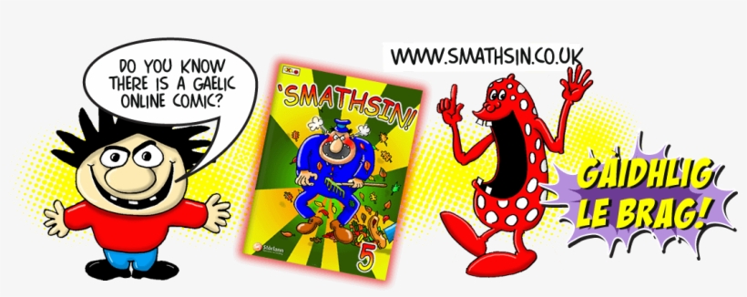 'smathsin Gaelic Comic - Cartoon, transparent png download