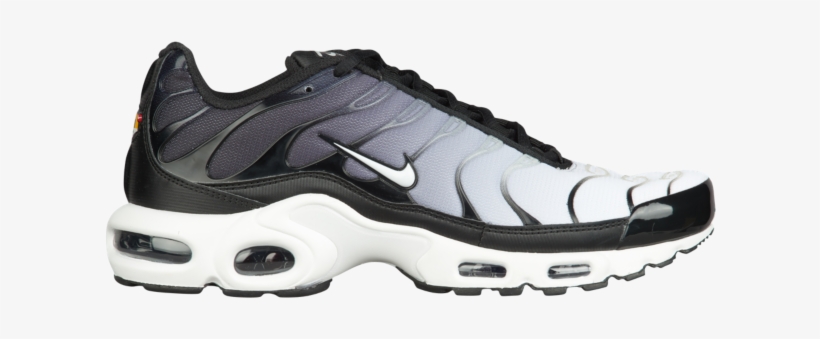 Nike Air Max Plus Black White, transparent png download