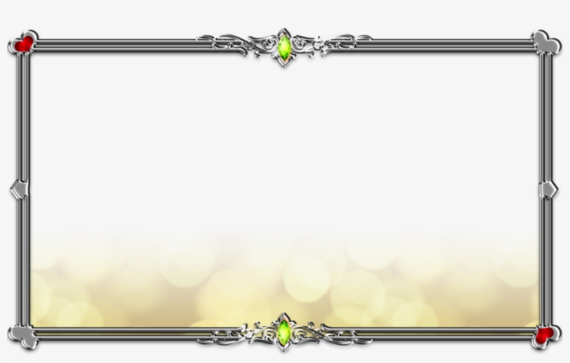 Silver Frame - Golden Frame Border Png, transparent png download