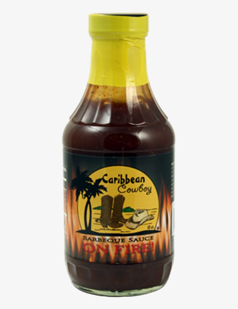 Caribbean Cowboy On Fire Bbq Sauce V=1434402470 - Caribbean Cowboy Bbq Sauce, transparent png download