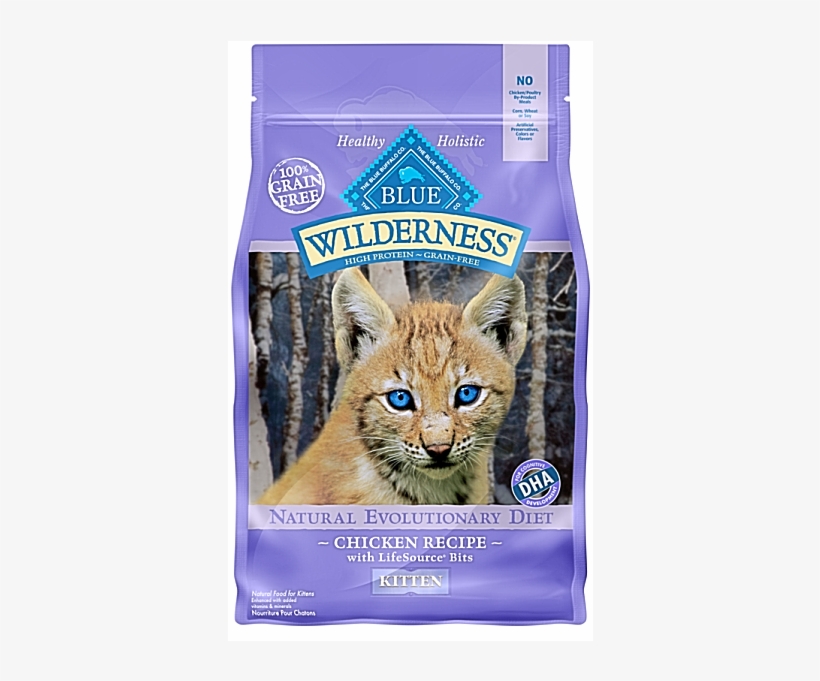 Blue Wilderness Gf Chicken Recipe For Kittens, 5lb - Blue Buffalo Dog Food, transparent png download
