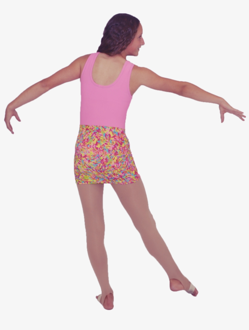 Pink Confetti All In One Dance Leo - Girl, transparent png download