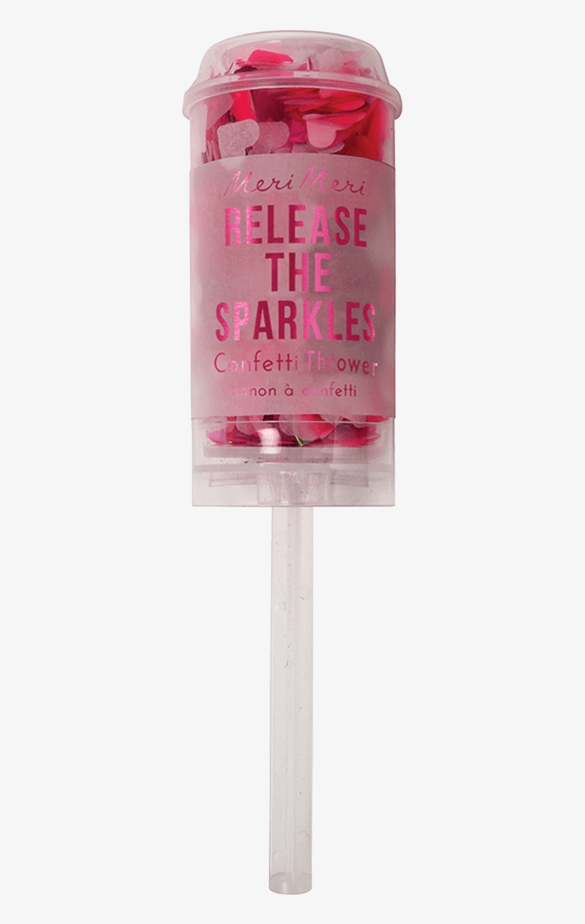 Pink Confetti Thrower - Pink Confetti Popper, transparent png download