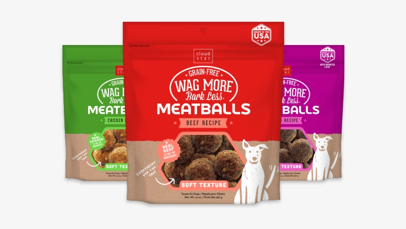 Wag More Bark Less Meatballs - Wag More Meatballs, transparent png download