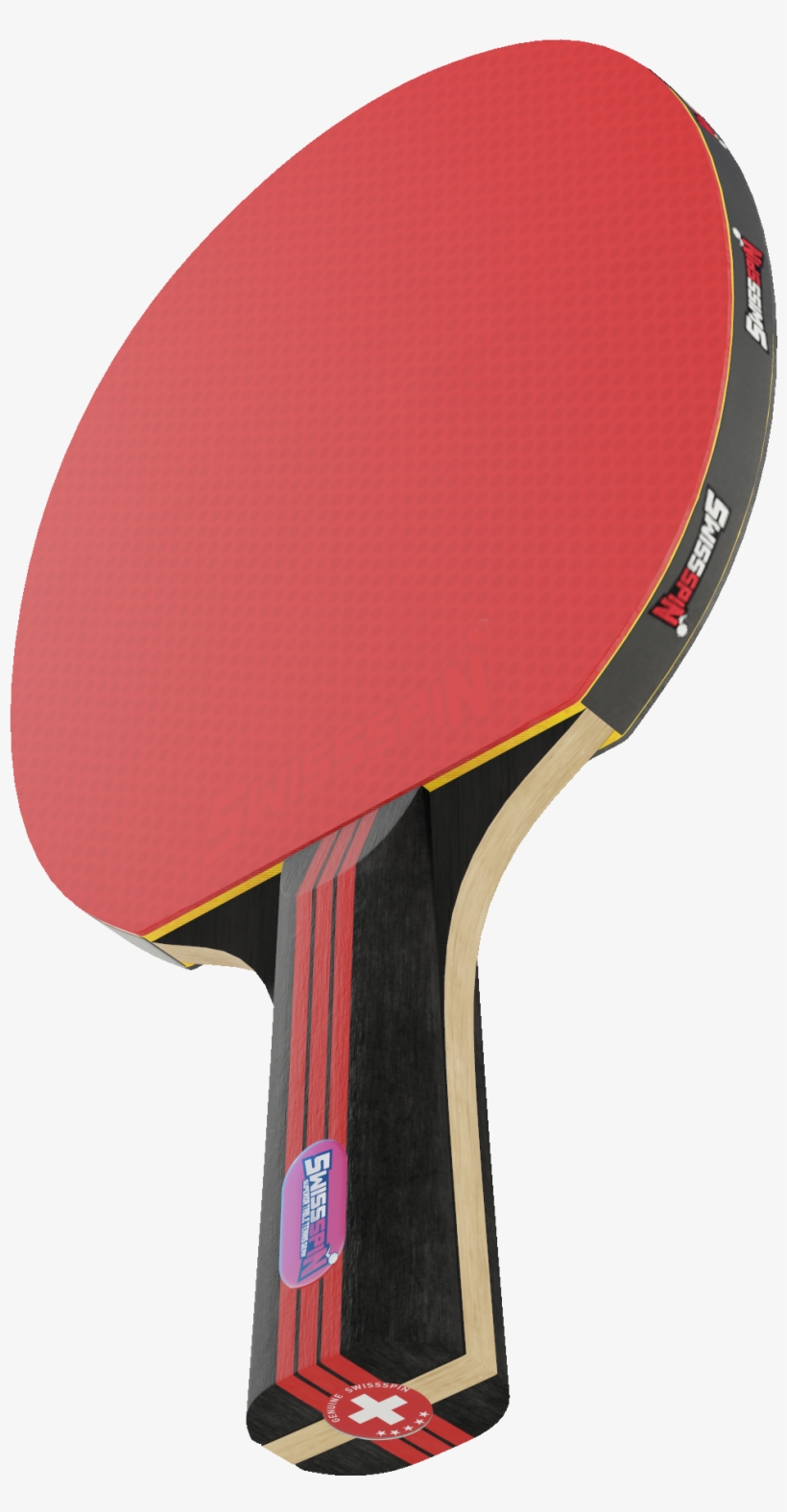 Svg Swissspin Superior Table Gear Dedicated Fanatics - Table Tennis Racket, transparent png download