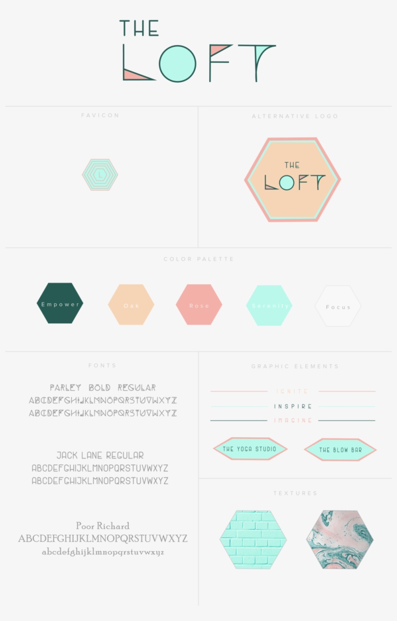 The Loft Branding Style Board, transparent png download