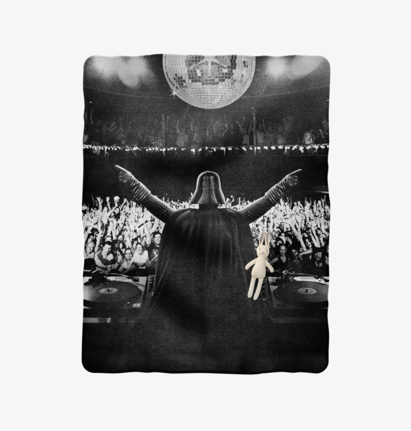 "party Vader Sublimation Baby Blanket\ - Monochrome, transparent png download