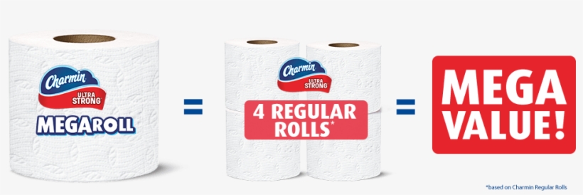 Charmin Ultra Strong Mega - Charmin, transparent png download