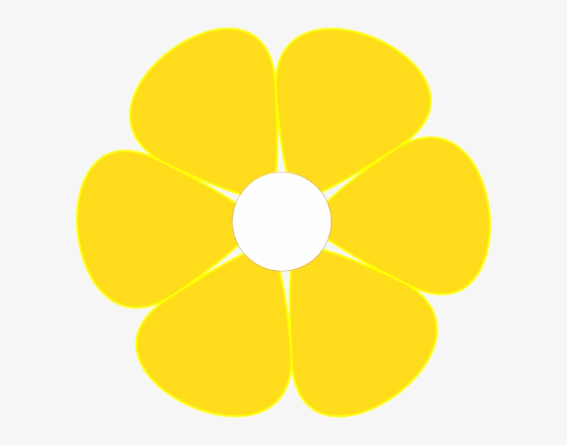 Original Png Clip Art File Yellow Flower With White, transparent png download