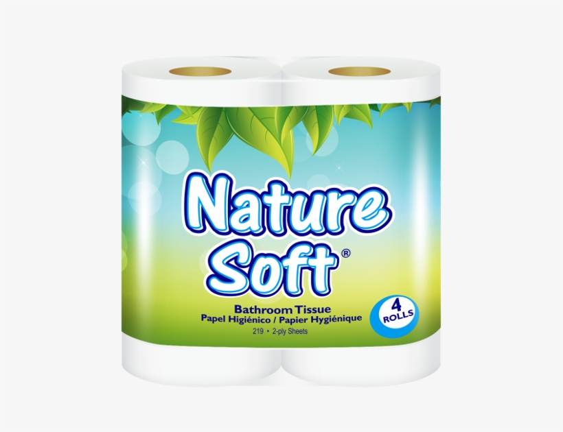 Nature Soft 4pk 219shts - Toilet Paper, transparent png download