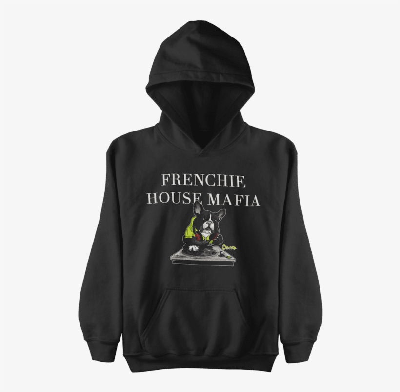 Frenchie House Mafia Black Hoodie - Beverly Hills Brat Hoodie, transparent png download
