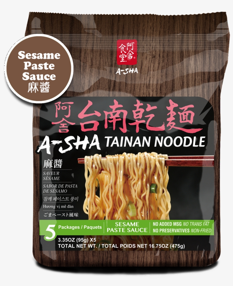 Tainan Thin Noodles - Sha Tainan Sesame Flavour Noodle, transparent png download