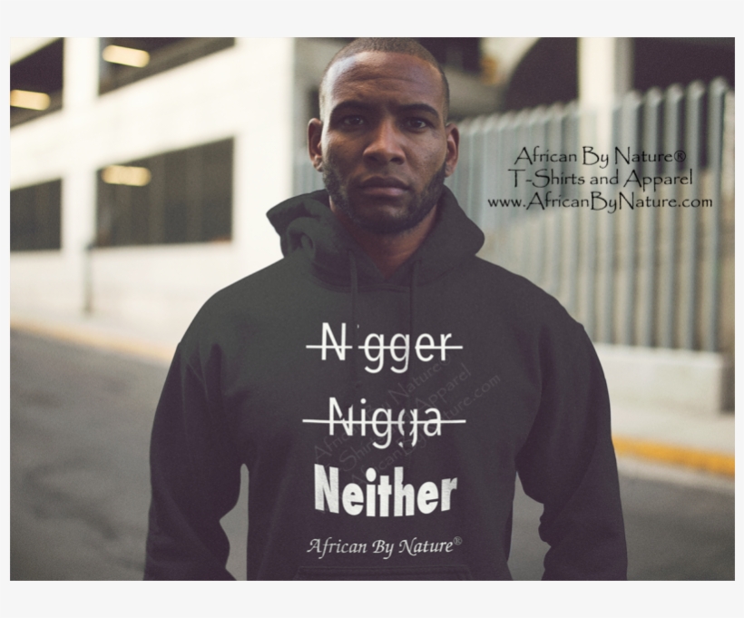 Xneither Sweatshirt Bl Placeit-800x800 - African Model Black Hoodie, transparent png download