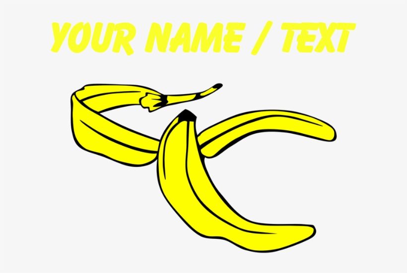 Custom Banana Peel Mousepad - Banana Peel Clip Art, transparent png download