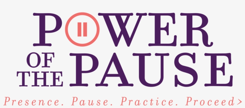 Kristine Camron Logo Power Of The Pause - Poster, transparent png download