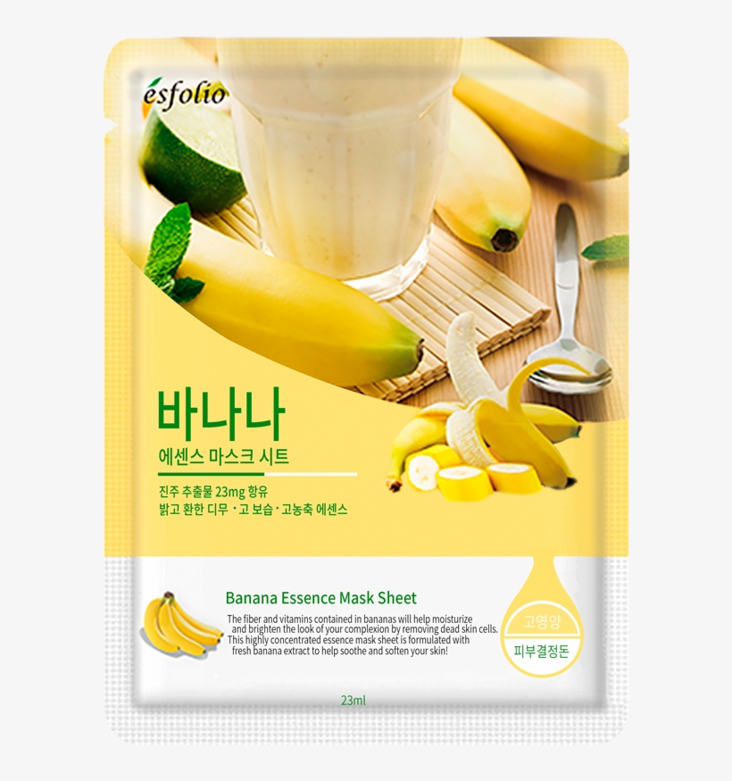 Banana Essence Mask Sheet ราคา, transparent png download