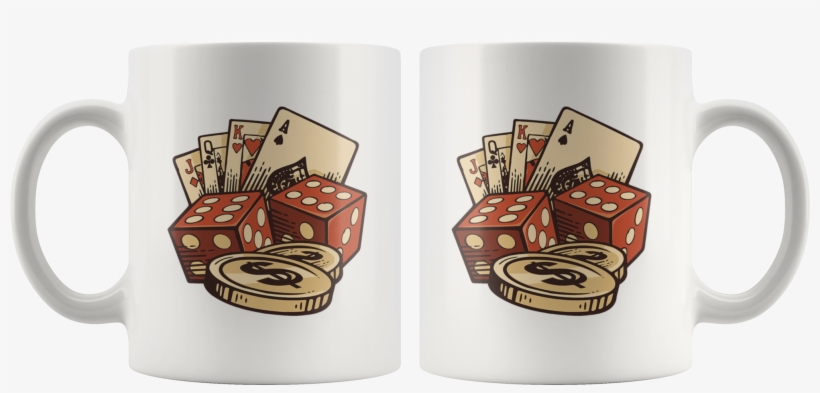 Casino Vector Set Vintage Handmade Mug - Mug, transparent png download