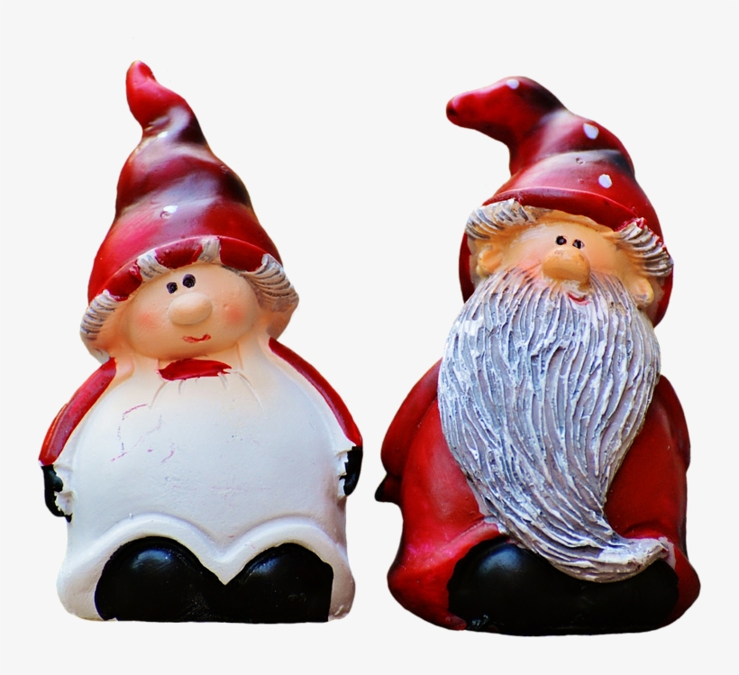 Figures, Imp, Heart, Pair, Cute, Decoration, Winter - Gift, transparent png download