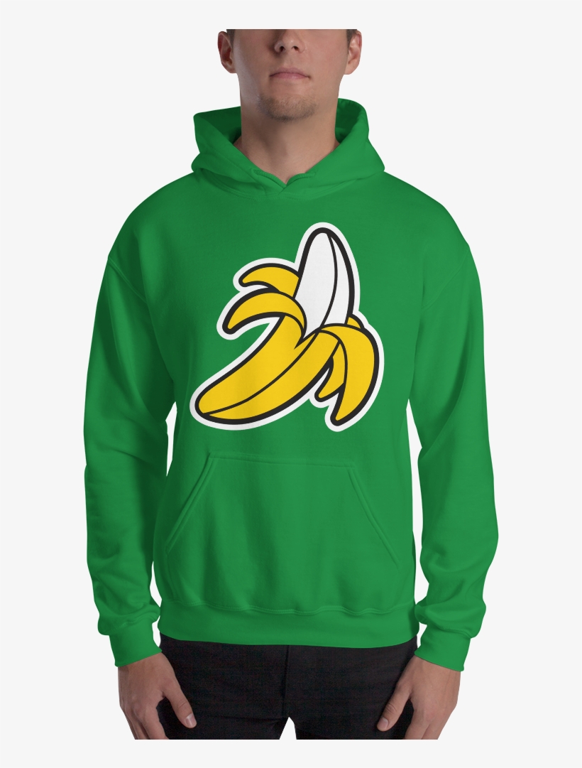 Banana Hoodie Swish Embassy - Sweatshirt, transparent png download