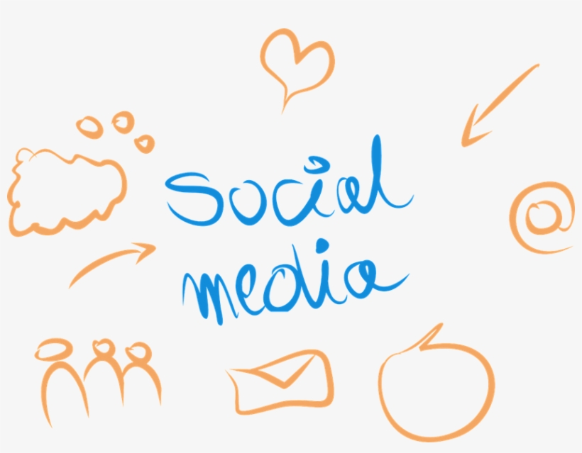 Cómo “enamorar” A Nuestros Clientes En Las Redes Sociales - Social Media Word Transparent, transparent png download