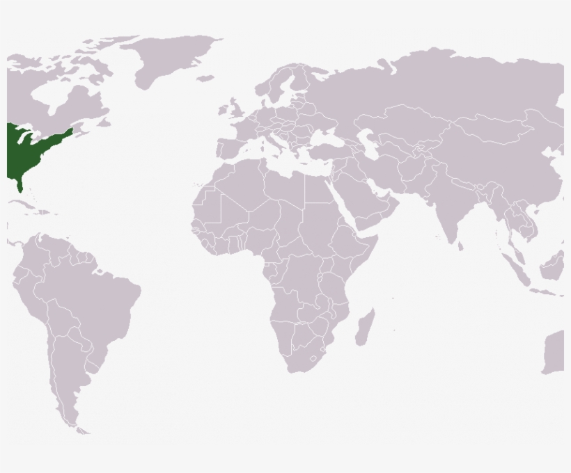 Download United States World Map - Mongolia World Map Trade, transparent png download