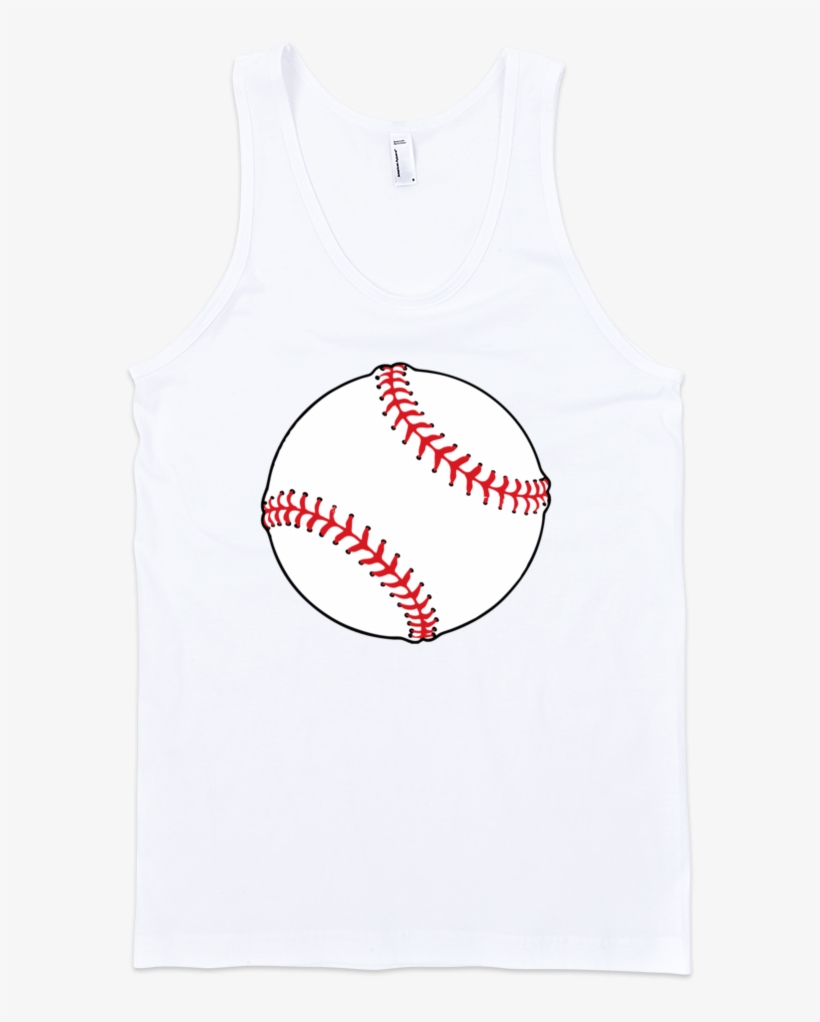 Baseball Ball Fine Jersey Tank Top Unisex By - Sweater, transparent png download
