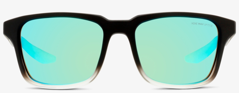 Spree 93 Matte Black/clear Fade/green W - Glasses, transparent png download